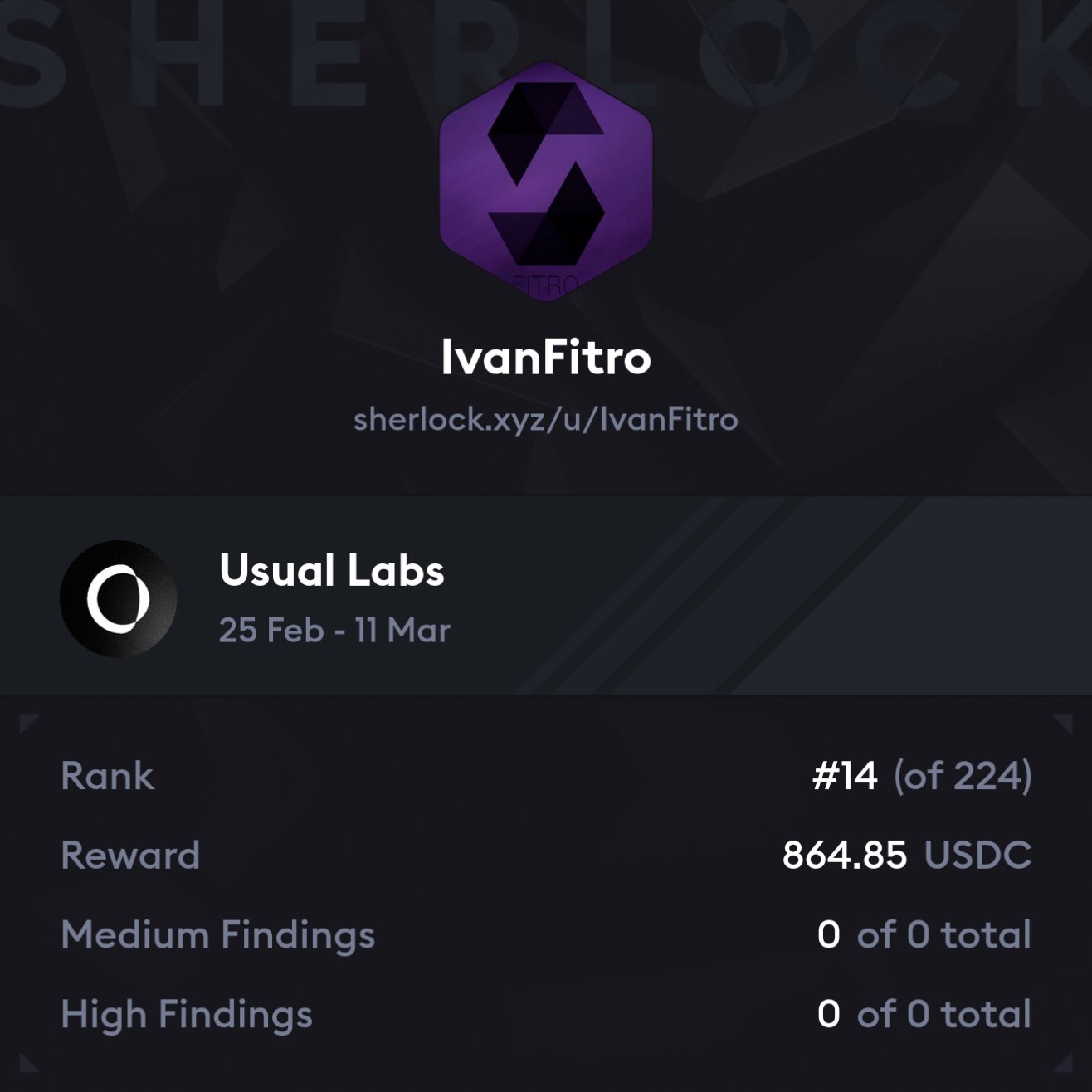 Sherlock — Usual Labs